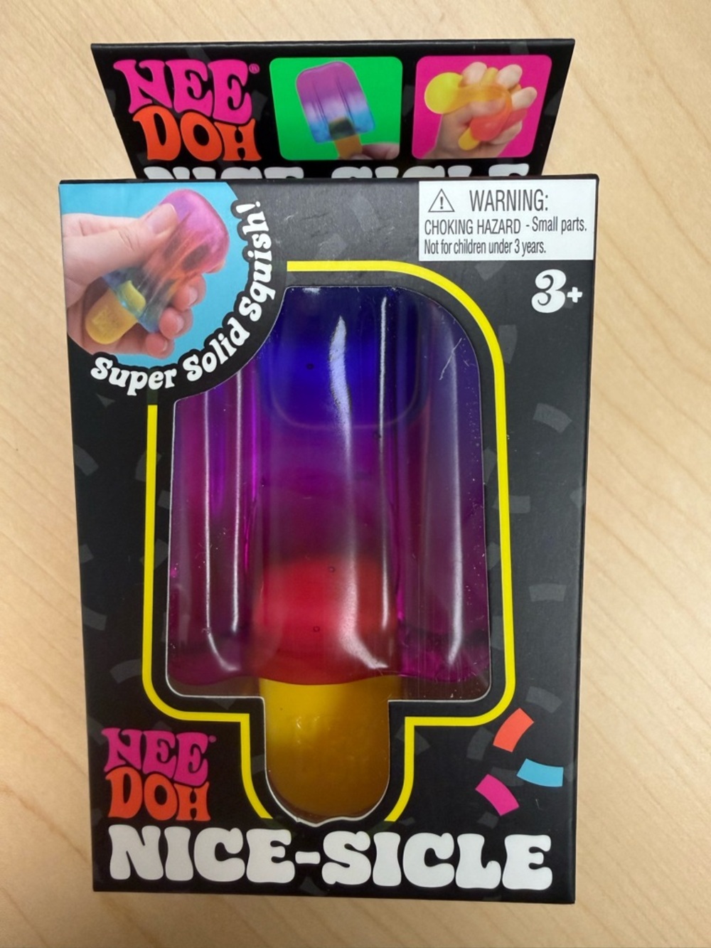 Schylling  NeeDoh Nice-Sicle Squishy Toy - Purple, Pink & Red RARE!! Authentic!!